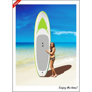 Light Green Surfing Board Drop Stitch Inflatable Sup Paddle Board